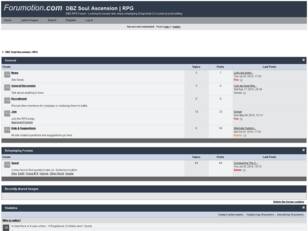 DBZ RPG | Forum | Play By Post